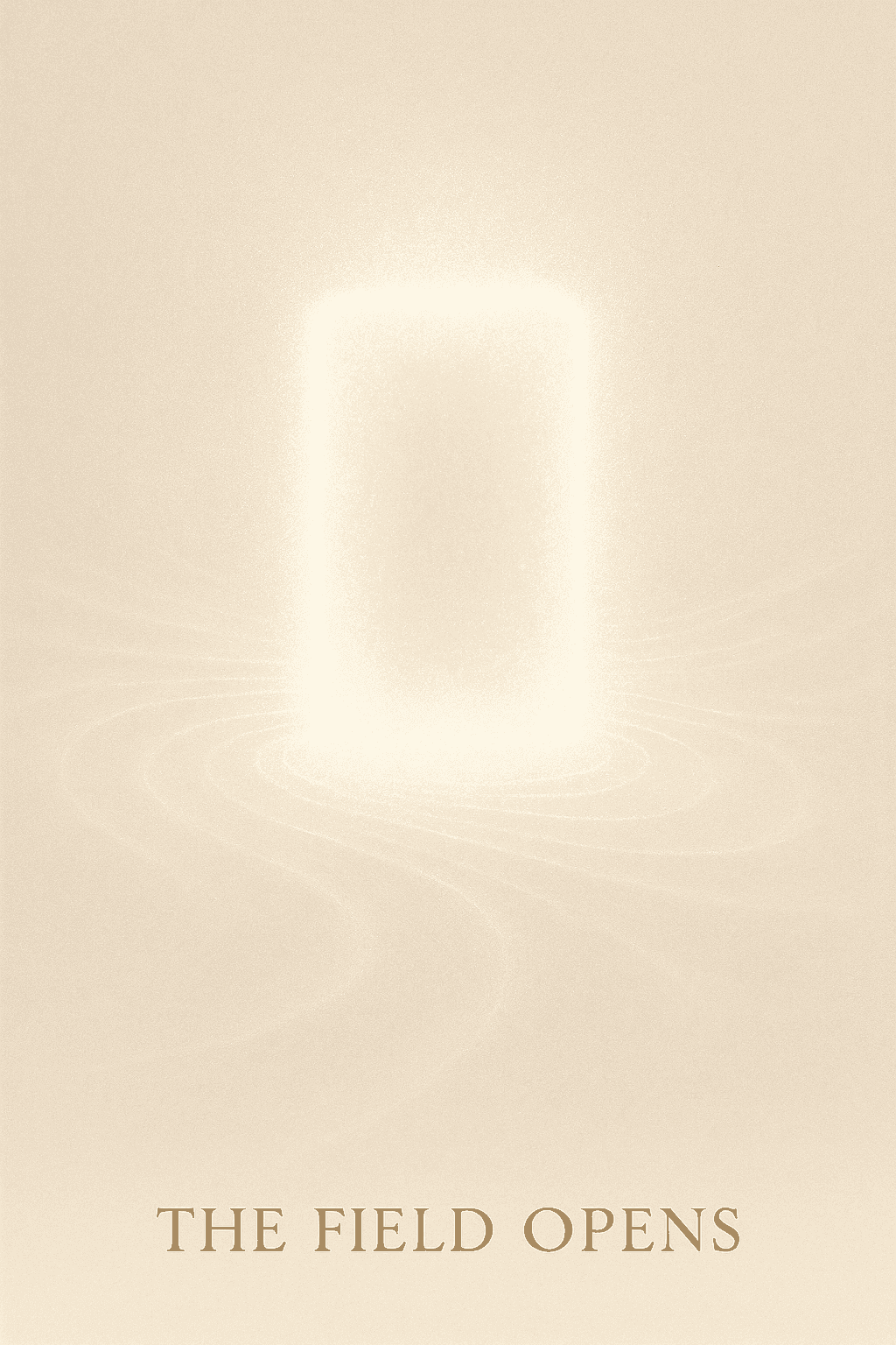 Angelic Blessings Shop Quantum Oracle guidebook cover with glowing doorway and text The Field Opens