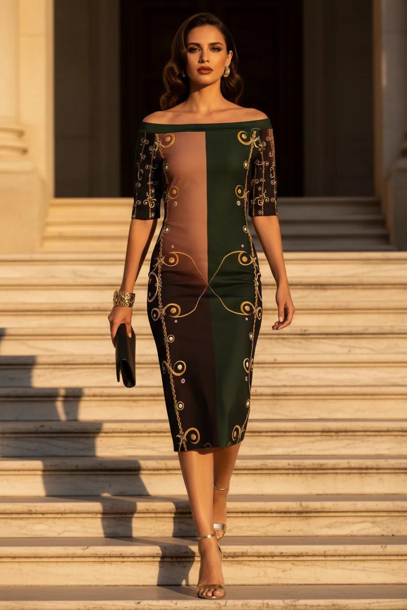 Luxury evening dress S-6XL inclusive size boutique fashion