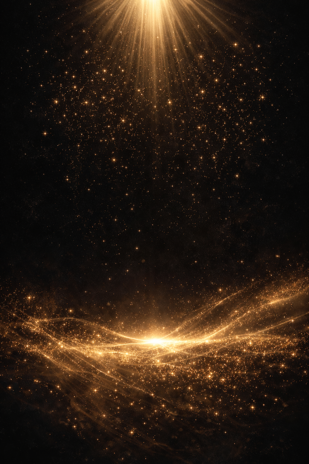 Elegant black and gold typography design for spiritual manifestation book